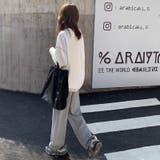 配色ステッチカットソー オーバーサイズ ロンt | COCOMOMO | 詳細画像4