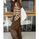 ボーダーロンT オーバーサイズ 長袖カットソー | COCOMOMO | 詳細画像12