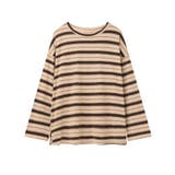 ボーダーロンT オーバーサイズ 長袖カットソー | COCOMOMO | 詳細画像21