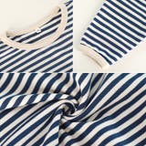 ボーダーカットソー ロンT オーバーサイズ | COCOMOMO | 詳細画像18 