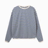 ボーダーカットソー ロンT オーバーサイズ | COCOMOMO | 詳細画像21 