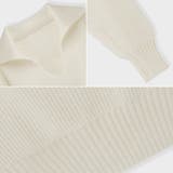 クロップドニットセーター ボリュームスリーブ セーター | COCOMOMO | 詳細画像13 