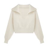 クロップドニットセーター ボリュームスリーブ セーター | COCOMOMO | 詳細画像16 