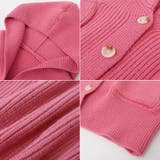 フーディニットカーディガン カーディガン ショートトップス | COCOMOMO | 詳細画像11 