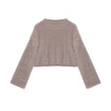 シャギーニット ショート丈トップス ふわふわニット | COCOMOMO | 詳細画像36 