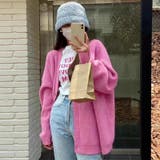 オーバーサイズカーディガン ニットカーディガン 柔らかチクチクしない | COCOMOMO | 詳細画像6