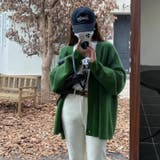 オーバーサイズカーディガン ニットカーディガン 柔らかチクチクしない | COCOMOMO | 詳細画像7