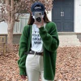 オーバーサイズカーディガン ニットカーディガン 柔らかチクチクしない | COCOMOMO | 詳細画像8