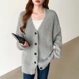 ふわふわシャギーカーディガン カーディガン シャギーニット | COCOMOMO | 詳細画像34 