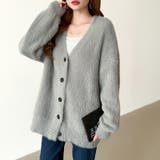 ふわふわシャギーカーディガン カーディガン シャギーニット | COCOMOMO | 詳細画像35 