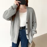 ふわふわシャギーカーディガン カーディガン シャギーニット | COCOMOMO | 詳細画像36 