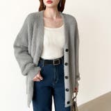 ふわふわシャギーカーディガン カーディガン シャギーニット | COCOMOMO | 詳細画像37 