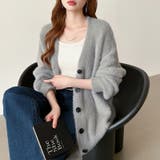 ふわふわシャギーカーディガン カーディガン シャギーニット | COCOMOMO | 詳細画像38 