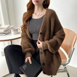 ふわふわシャギーカーディガン カーディガン シャギーニット | COCOMOMO | 詳細画像49 