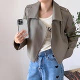 ライダースジャケット フェイクレザージャケット アウター | COCOMOMO | 詳細画像3