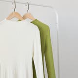 ハイネックニットワンピース ロングワンピース リブニット | COCOMOMO | 詳細画像16 