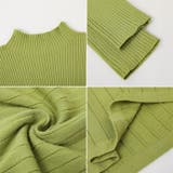 ハイネックニットワンピース ロングワンピース リブニット | COCOMOMO | 詳細画像17 