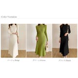 ハイネックニットワンピース ロングワンピース リブニット | COCOMOMO | 詳細画像18 