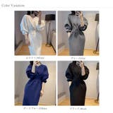 ハイウエストワンピース バルーンスリーブ ウエストマークワンピース | COCOMOMO | 詳細画像24 