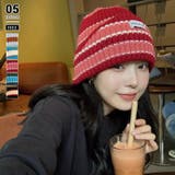 ニット帽 マルチカラー ニットキャップ | COCOMOMO | 詳細画像1