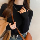 新色登場!全15色ハイネックニット ニット レイヤードトップス | COCOMOMO | 詳細画像10