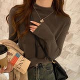 新色登場!全15色ハイネックニット ニット レイヤードトップス | COCOMOMO | 詳細画像12