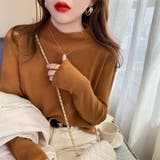 新色登場!全15色ハイネックニット ニット レイヤードトップス | COCOMOMO | 詳細画像8