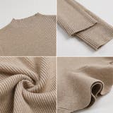 ペプラムニット チュニック パワショルトップス | COCOMOMO | 詳細画像31