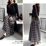 切り替えワンピース ニットワンピース 異素材切り替え | COCOMOMO | 詳細画像5 