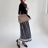 切り替えワンピース ニットワンピース 異素材切り替え | COCOMOMO | 詳細画像10 