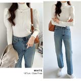 パワショルニット タートルネック リブニット | COCOMOMO | 詳細画像17 