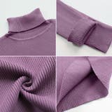 パワショルニット タートルネック リブニット | COCOMOMO | 詳細画像23 