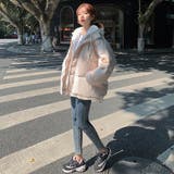 中綿コート パーカーフード付き 重ね着風 | COCOMOMO | 詳細画像11