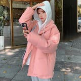 中綿コート パーカーフード付き 重ね着風 | COCOMOMO | 詳細画像14