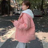 中綿コート パーカーフード付き 重ね着風 | COCOMOMO | 詳細画像15