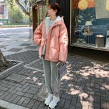 中綿コート パーカーフード付き 重ね着風 | COCOMOMO | 詳細画像17