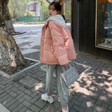 中綿コート パーカーフード付き 重ね着風 | COCOMOMO | 詳細画像18