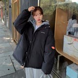 中綿コート パーカーフード付き 重ね着風 | COCOMOMO | 詳細画像19