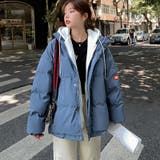 中綿コート パーカーフード付き 重ね着風 | COCOMOMO | 詳細画像2