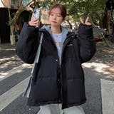 中綿コート パーカーフード付き 重ね着風 | COCOMOMO | 詳細画像21