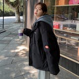 中綿コート パーカーフード付き 重ね着風 | COCOMOMO | 詳細画像22