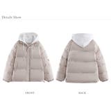 中綿コート パーカーフード付き 重ね着風 | COCOMOMO | 詳細画像25