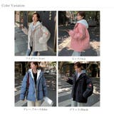 中綿コート パーカーフード付き 重ね着風 | COCOMOMO | 詳細画像28