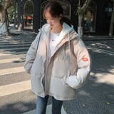 中綿コート パーカーフード付き 重ね着風 | COCOMOMO | 詳細画像7