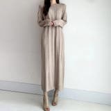 ケーブルニットワンピース ロングワンピース ケーブル編み | COCOMOMO | 詳細画像4