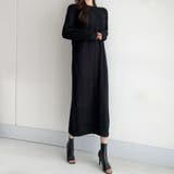 ケーブルニットワンピース ロングワンピース ケーブル編み | COCOMOMO | 詳細画像5