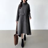 タートルネックワンピース Aライン 体型カバー | COCOMOMO | 詳細画像2 