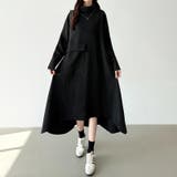 タートルネックワンピース Aライン 体型カバー | COCOMOMO | 詳細画像9 