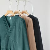 ティアードワンピース カシュクール コーデュロイ | COCOMOMO | 詳細画像15