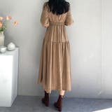 ティアードワンピース カシュクール コーデュロイ | COCOMOMO | 詳細画像7